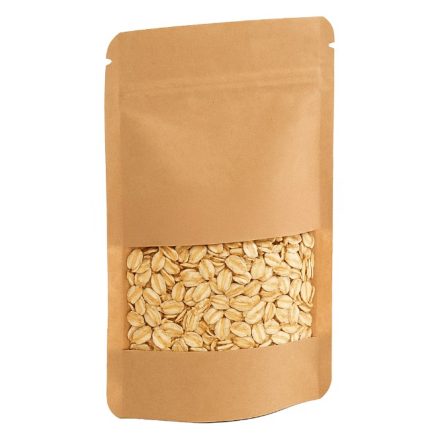 Saitenbeutel Doypack Japan Kraft 1000 ml kleines Fenster 25 Stück