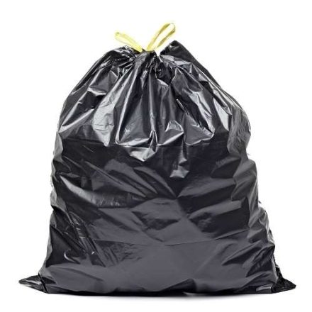 LDPE 120 l schwarz mit Abziehband, 10 Stück