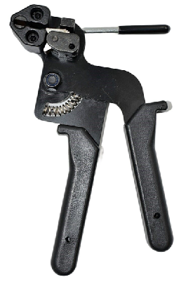 Klemme für Klemmbänder 4,6-12 mm Stahl schwarz Goat