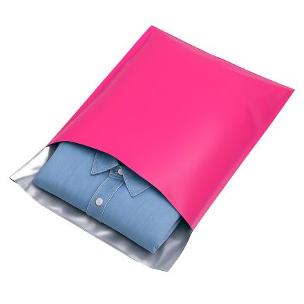 Metallisierte Beutel mit einem Streifen 320x430 mm rosa 40 um 100 Stück