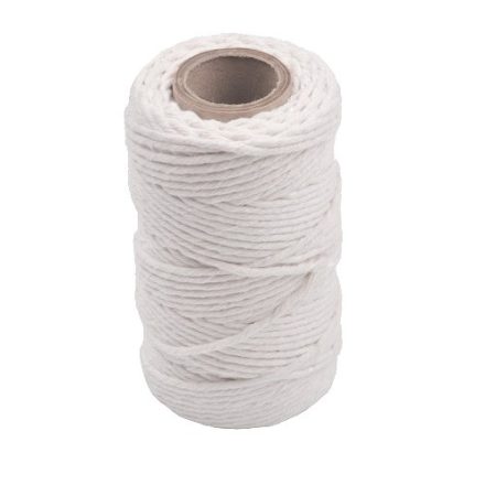 Schnur aus Baumwolle weiß zum Verpacken 2 mm 42 m 100 g