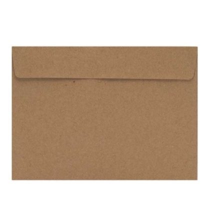 Umschläge C6 braun HK 120g 50 selbstklebende Papierstücke