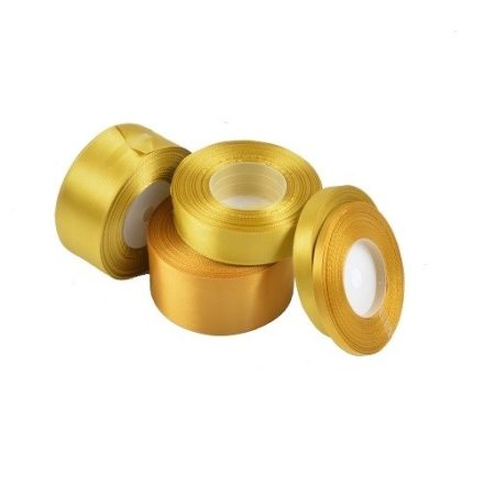 Paket 2 Stück. gold Satinband 6 mm 32 m zum Verpacken Geschenke