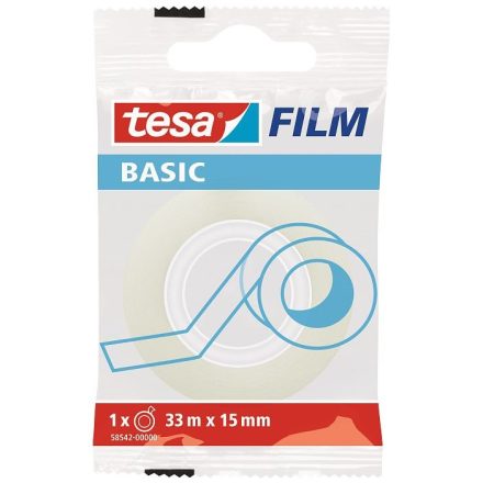 Tesafil BASIC-Büroband transparent Klebeband 33m x 15mm