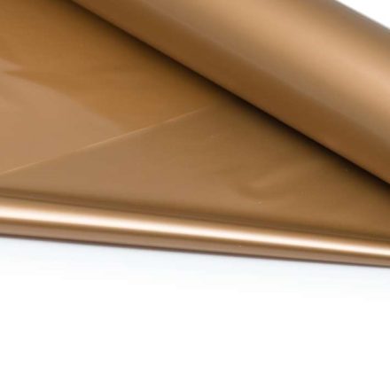 Dekorative Zellophanfolie in einer Rolle 100 cm x 25 mb gold Matte 30 um