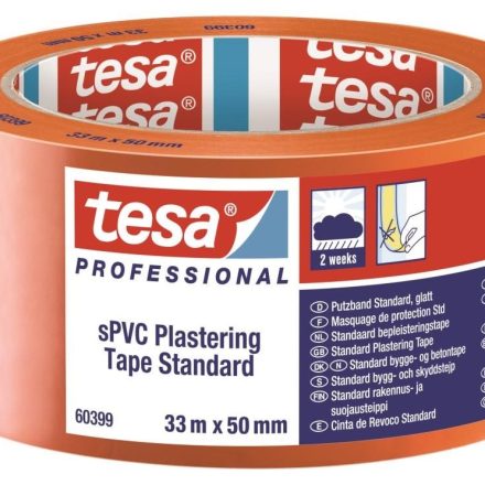 Tesa Orange PVC 50 mm x 33 m Schutzband