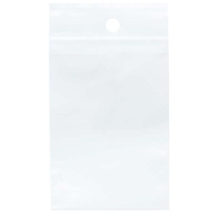 Saitenbeutel weiß 40x60 mm 50um, Kleinigkeitsbeutel 50 Stück