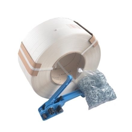 Verpackung Kit 16 Standard, PP 16 mm Band, Kissen und Spanner