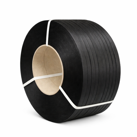 Klebeband PP zum Bandieren von Paletten 12 mm 0,55 mm 3000 m schwarz