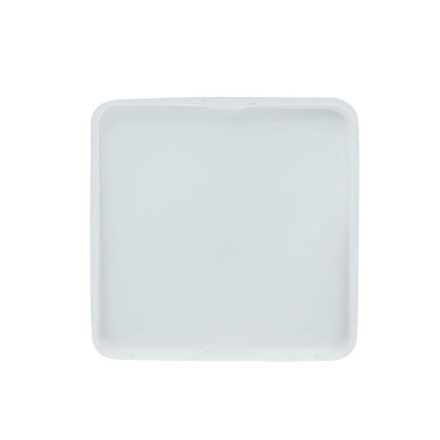LDPE-Kunststoffstopfen für eine quadratische Tube 120x120 mm weiß