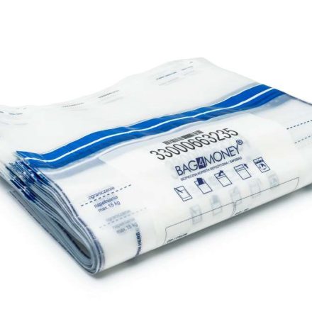 Eine Tüte für einen Bankballon transparent 15 kg 400x410+110+30 mm 50 Stück