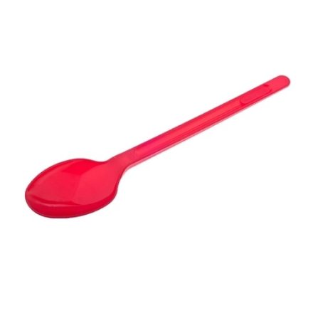 Einweglöffel aus rotem Kunststoff 16,5 cm 3,20 g 20 Stück