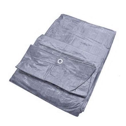 Schutzplane aus Polyethylen 8x10 m silber 130 g/m2 UV-Filter