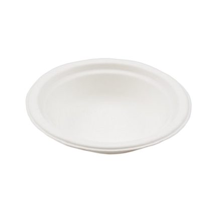 Umweltfreundliche Einwegschale aus Zuckerrohr-Pülpe 400 ml 50 Stück