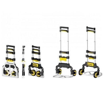 Stanley-Box aus Aluminium, Transportwagen 60 kg