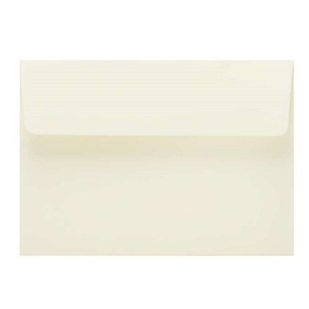 Umschläge dekorativ aus Papier B6 125x176 mm HK elfenbein 120g 50 Stück.