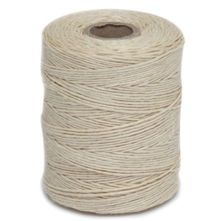 Leindotter 1 mm 1 kg, natürliche Leindotterleine 1480 mb für Handarbeit