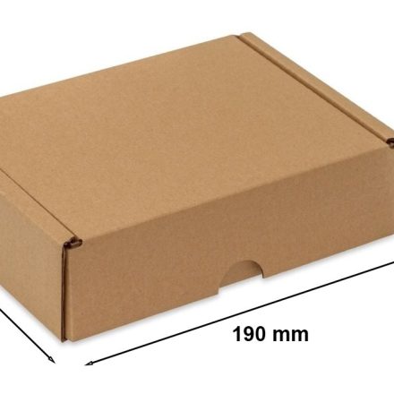 Stanzkarton F427 Stanzschachtel 190x140x55mm braun