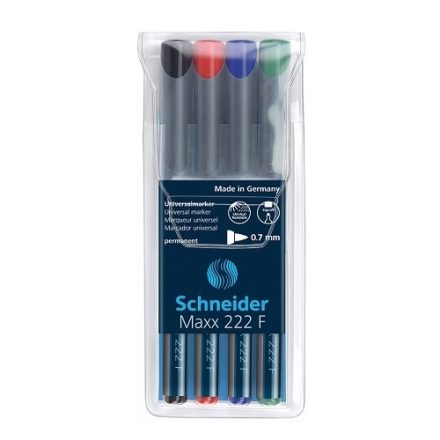 SCHNEIDER-Folie MAXX 222 F, 0,7 mm Folie Schreibtisch, 4 Farben Mix