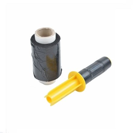 Stretch-Folie Minirap schwarz 10cm 0,30kg 23um fi38 + Dropdown