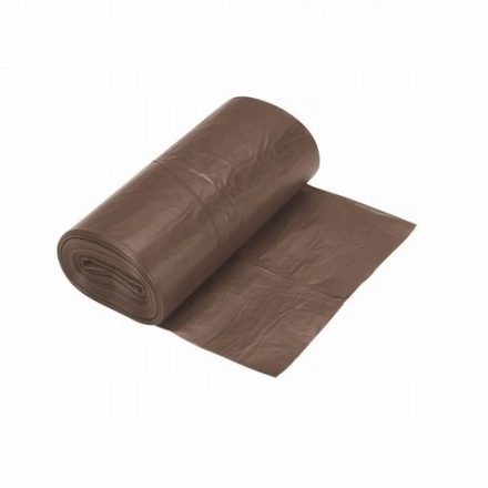 Müllsäcke und Bioabfall 120l LDPE braun 40um, 25 Stück in einer Rolle