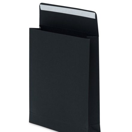 Kartonumschlag dekorativ für Geschenke 170x230x50mm schwarz 220g 10Stück