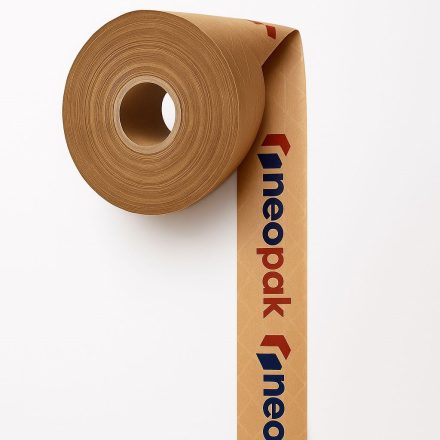 Kreuzverstärktes Papierband 60 mm x 150 m braun