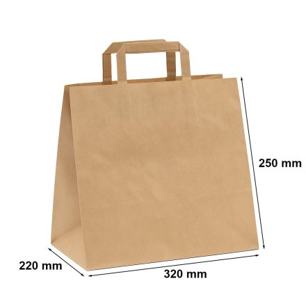 Bronzetasche 320x220x250 mm mit Drehgriff 18 l, braun