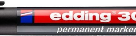 Permanent Marker E-300 schwarz 1,5-3 mm rund für Folie und Kunststoff