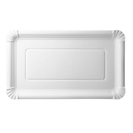 Tablett gastronomische Papier einmal weiß 19x33 cm 125 Stück