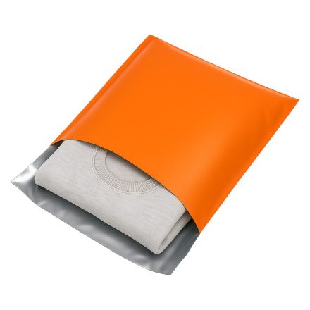 Metallisierte Beutel mit einem Streifen 320x430 mm orange 100 Stück