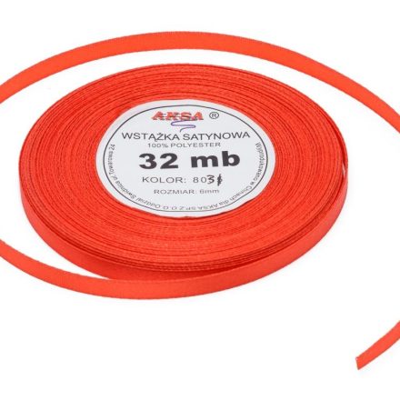 Satinband rot 12 mm 32 m Band dekorativ WS8031