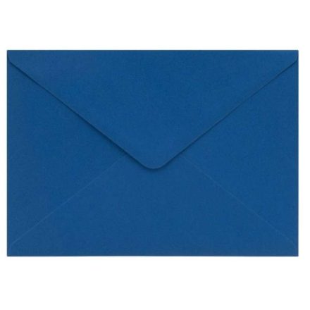 C5-Umschläge 120 g dunkelblau, 50 Stück, nass geklebt
