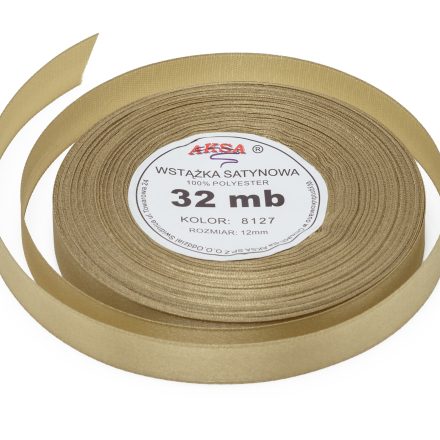 Satinband dekorativ gold 12 mm 32 m zum Dekorieren 8127