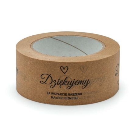 Kraftpapier-Klebeband 48mm/50m, mit polnischem Aufdruck „Dziękujemy za wsparcie“
