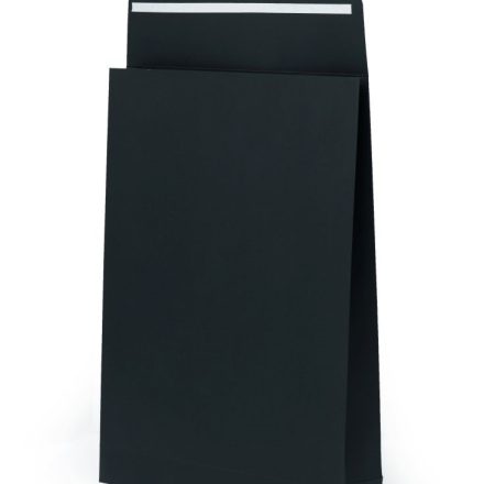 Kartonumschläge C3 320x450x80 mm schwarz 220g 10 Stück. selbstklebend