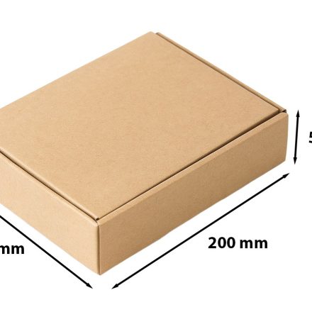 Stanzkarton – Fassonkappe 200x150x50 mm FEFCO 426 DPD Pickup S