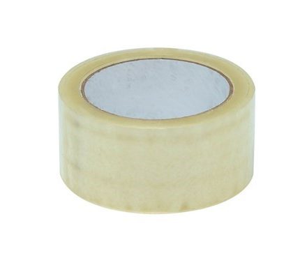 Bündel aus durchsichtigem Acrylband 50 mm/66 m geräuscharm 6
