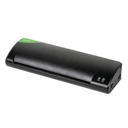 Q-Connect A4 Laminator für Dokumente, kalt und heiß, schwarz 24 cm