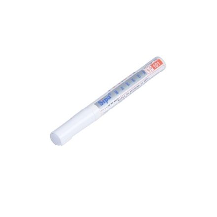 Schreibtisch mit Farbe SP101 Medium, weiß Ölmarker 1-3 mm zur Kennzeichnung