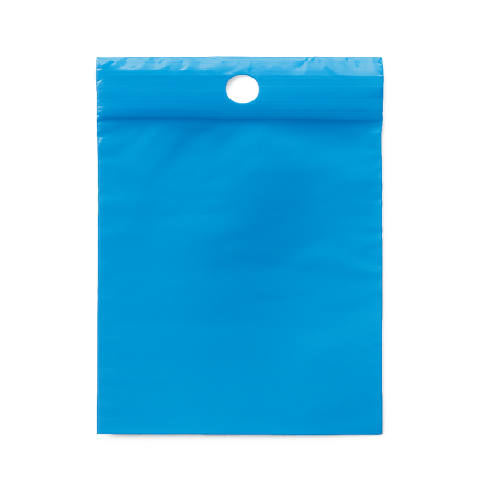Druckverschlussbeutel Beutel verschließbar 40x60 mm 50µm blau 50 Stück.