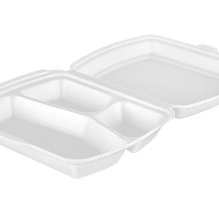 MenuBox 3-köpfiges Mittagessen Styropor 245x205x65 125 Stück
