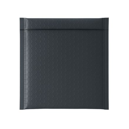 Luftpolsterumschlag – Blasegehäuse metallische Schutz 165x165 mm Graphit zum Geschenk