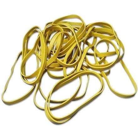 Gummibänder aus Kautschuk gelb 140 mm x 1,5 x 2,0 mm 1000 g