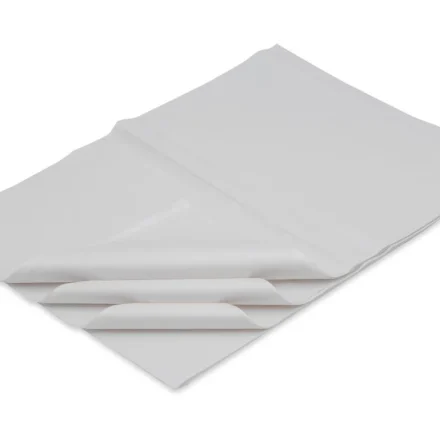 Seidenpapier dekorativ weiß 50x70 cm für Geschenke, 100 Blätter