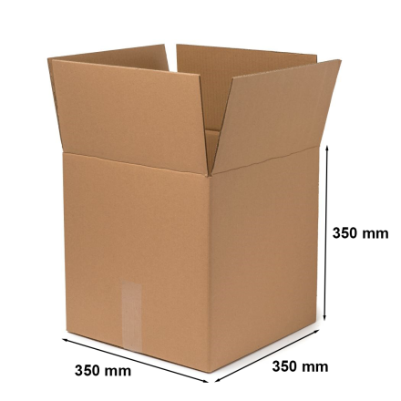 Faltkarton Schachtel aus Pappe 5-lagig 350x350x350mm BC580