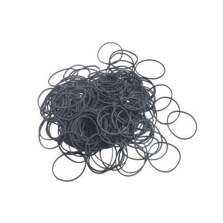 Rezeptiergummi 20mmx1,5x1,5 schwarz - 1 kg