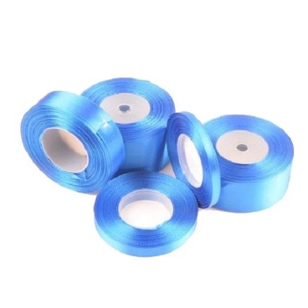 Satinband 6 mm blau Farbton 32, Paket 2 Geschenkstücke