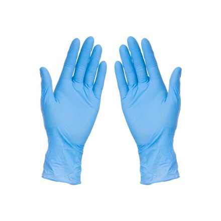Nitrylhandschuhe mit purpurnen Einweg-blau L 100 Stück