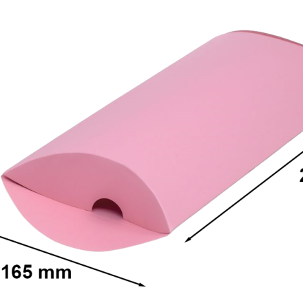 Box dekorative Kissen 250x165x50 mm rosa Puder L als Geschenk
